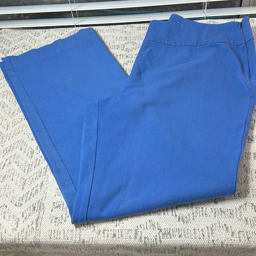 Boston Proper Light Blue Flare Leg Dress Pant Sz 16